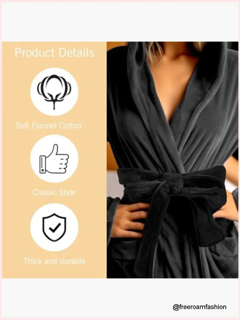 Robe Belt Replacement 69 x 1.6 Inch Soft Flannel Tie-Up Pajama Ties